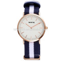 Wholesale top brand quartz watches custom nylon strap watch,men sport watch